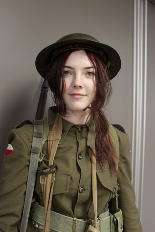 myself in military uniform